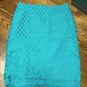 Loft lace lined pencil skirt